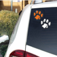Paw Print Car Decal