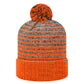 Orange Poof Ball Beanie